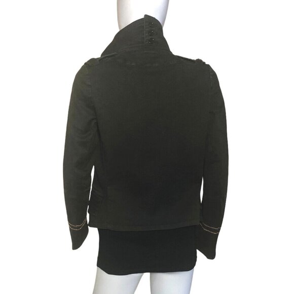 Rare Share Spirit Japan Military Jacket in Charcoal Gray - Picture 8 of 15